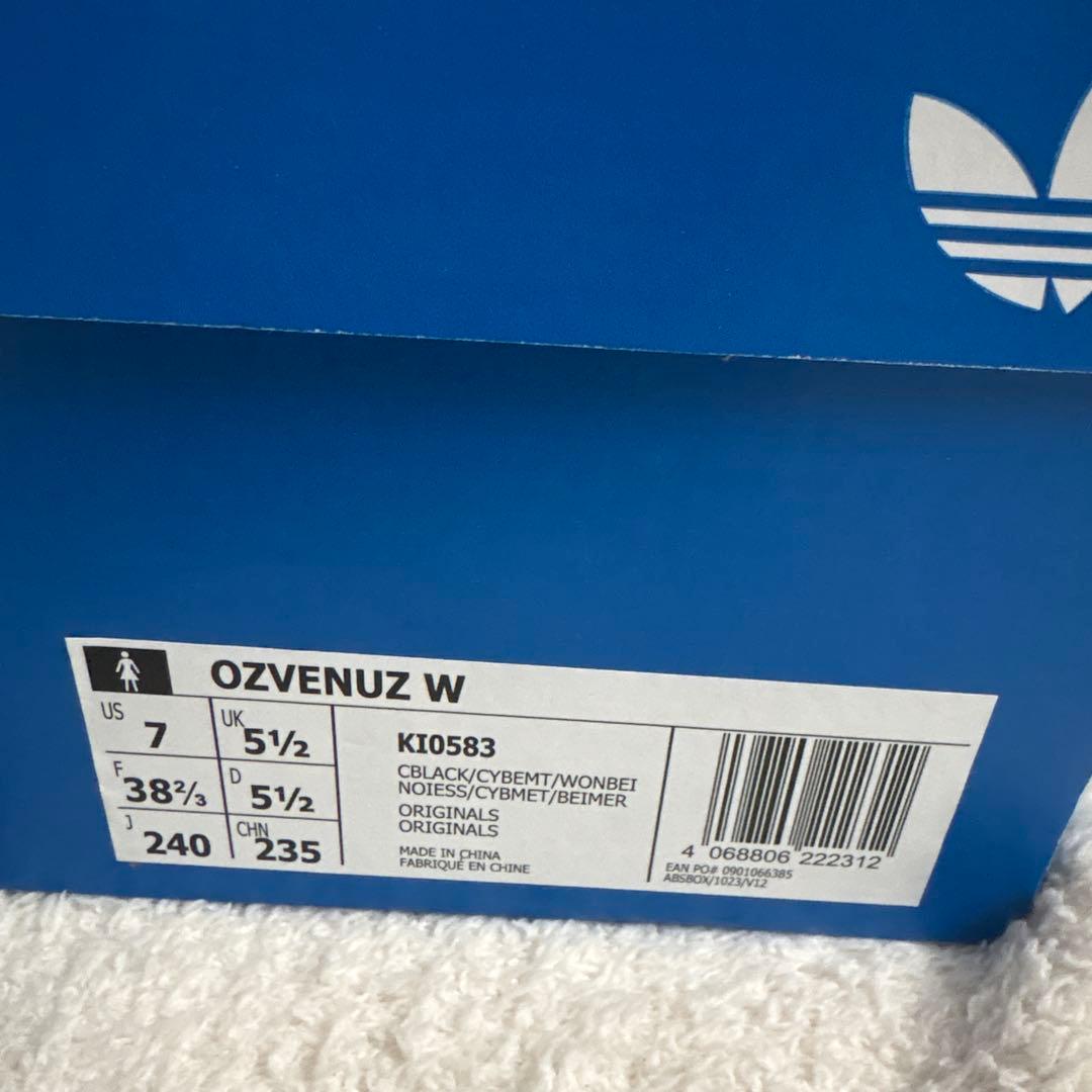 adidas オズヴィーナス OZVENUZ W ブラック/シルバー 24