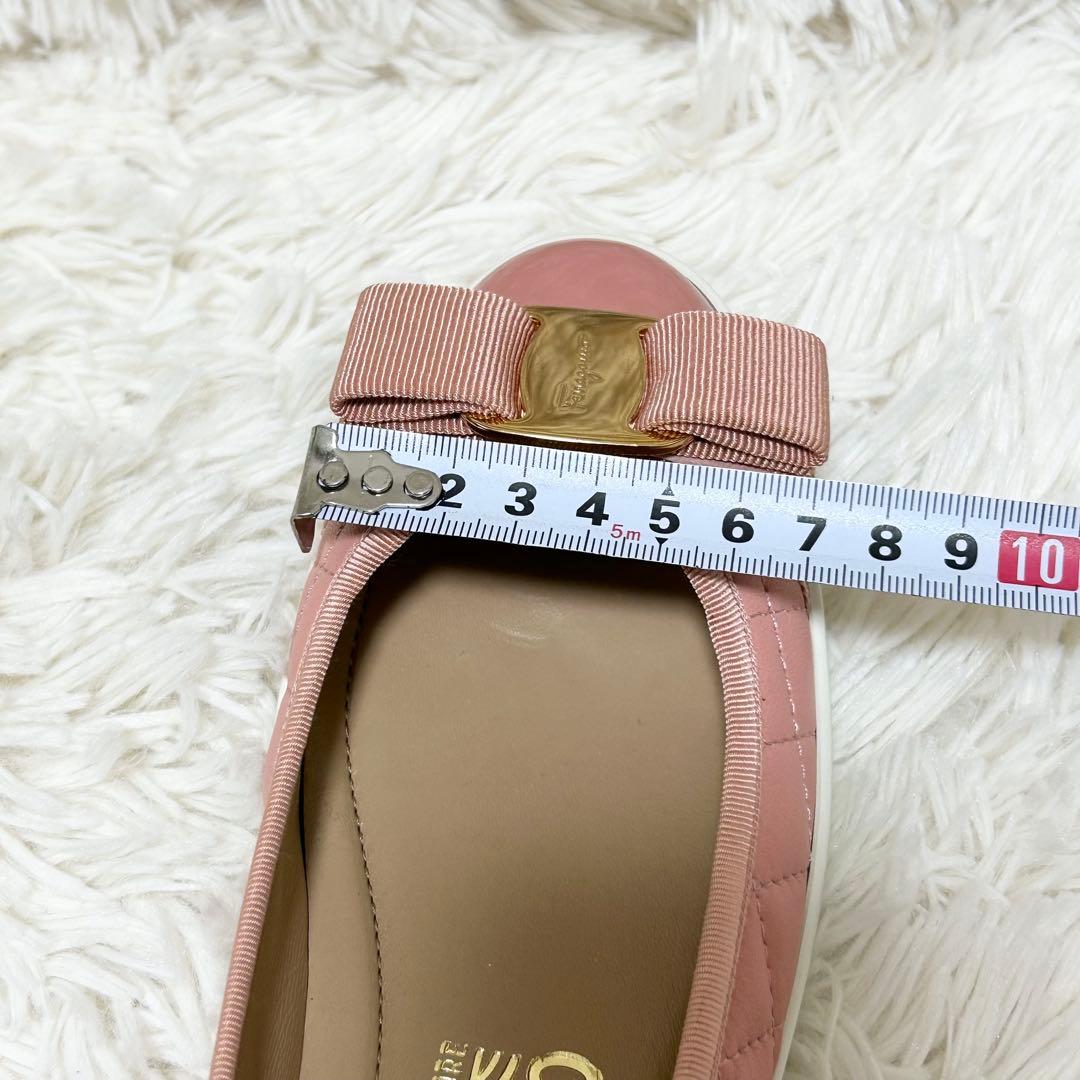【美品】Salvatore Ferragamo フェラガモ バレリーナパンプス