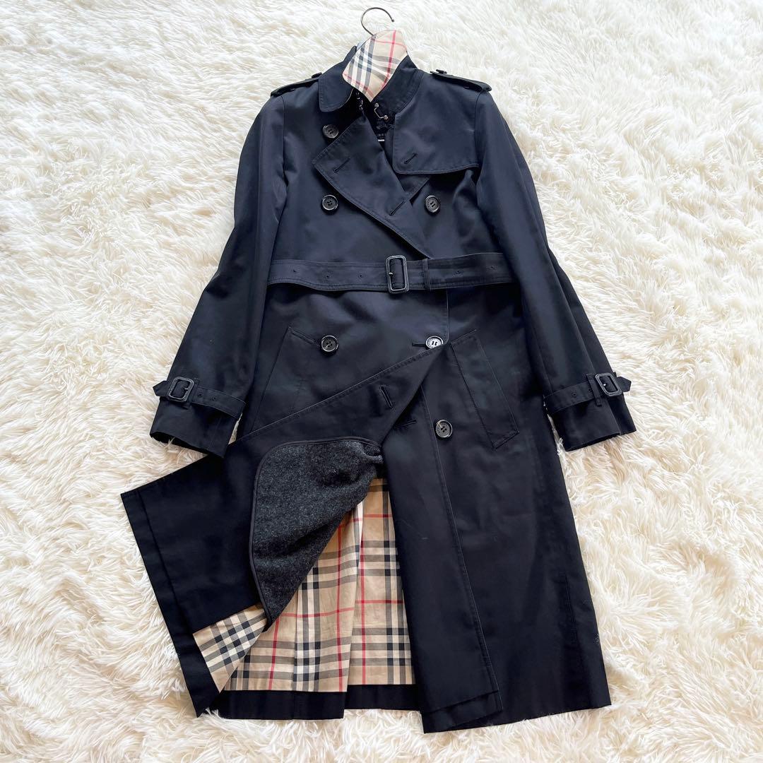 専用　極美品　バーバリー　トレンチコート　ライナー　ノバチェック　ベルト　黒
