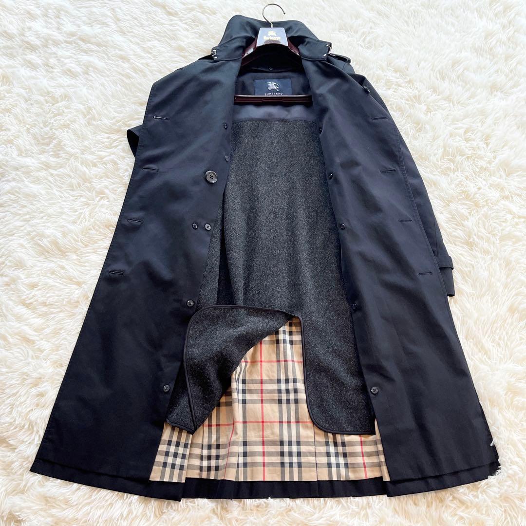 専用　極美品　バーバリー　トレンチコート　ライナー　ノバチェック　ベルト　黒