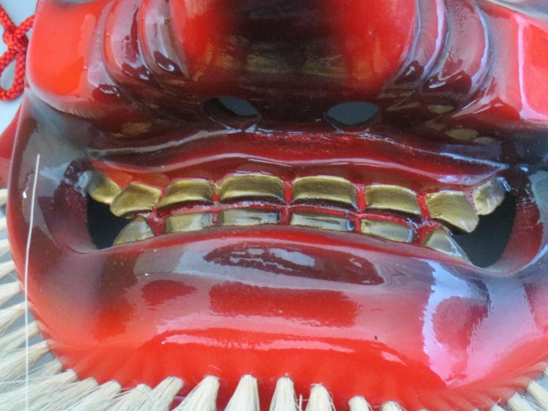 備中神楽面　光峰作　天狗面　お面 ★神楽面・能面・能楽・日本伝統工芸・備中民藝