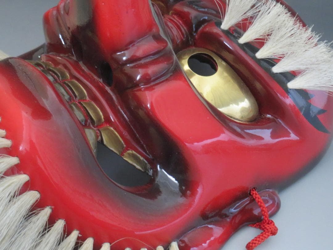 備中神楽面　光峰作　天狗面　お面 ★神楽面・能面・能楽・日本伝統工芸・備中民藝