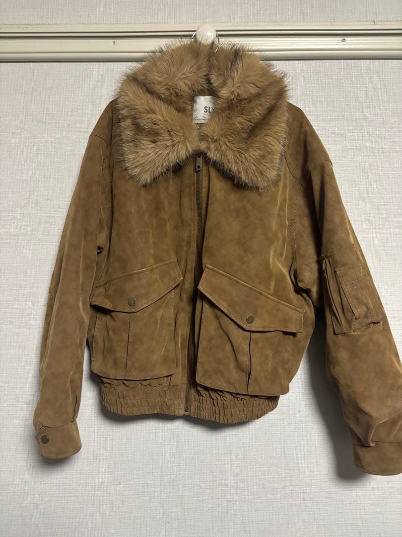 SLY ファッパーブルゾン スウェードベージュ