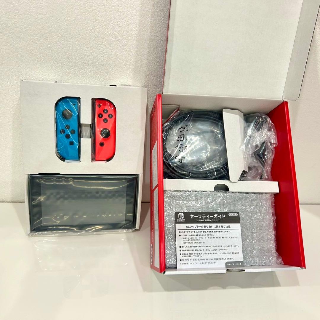Nintendo Switch スイッチ 青/赤　Joy-Con 本体セット