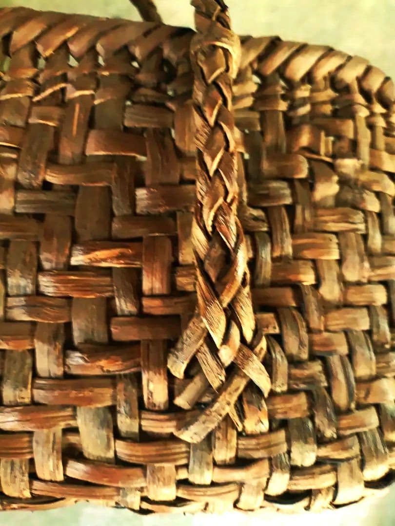 よ*）様 信州安曇野の山葡萄かごバック。里山手仕事