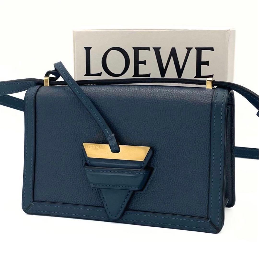 y*.様 極美品✨LOEWE バルセロナ ショルダー 2way スモール 保存袋