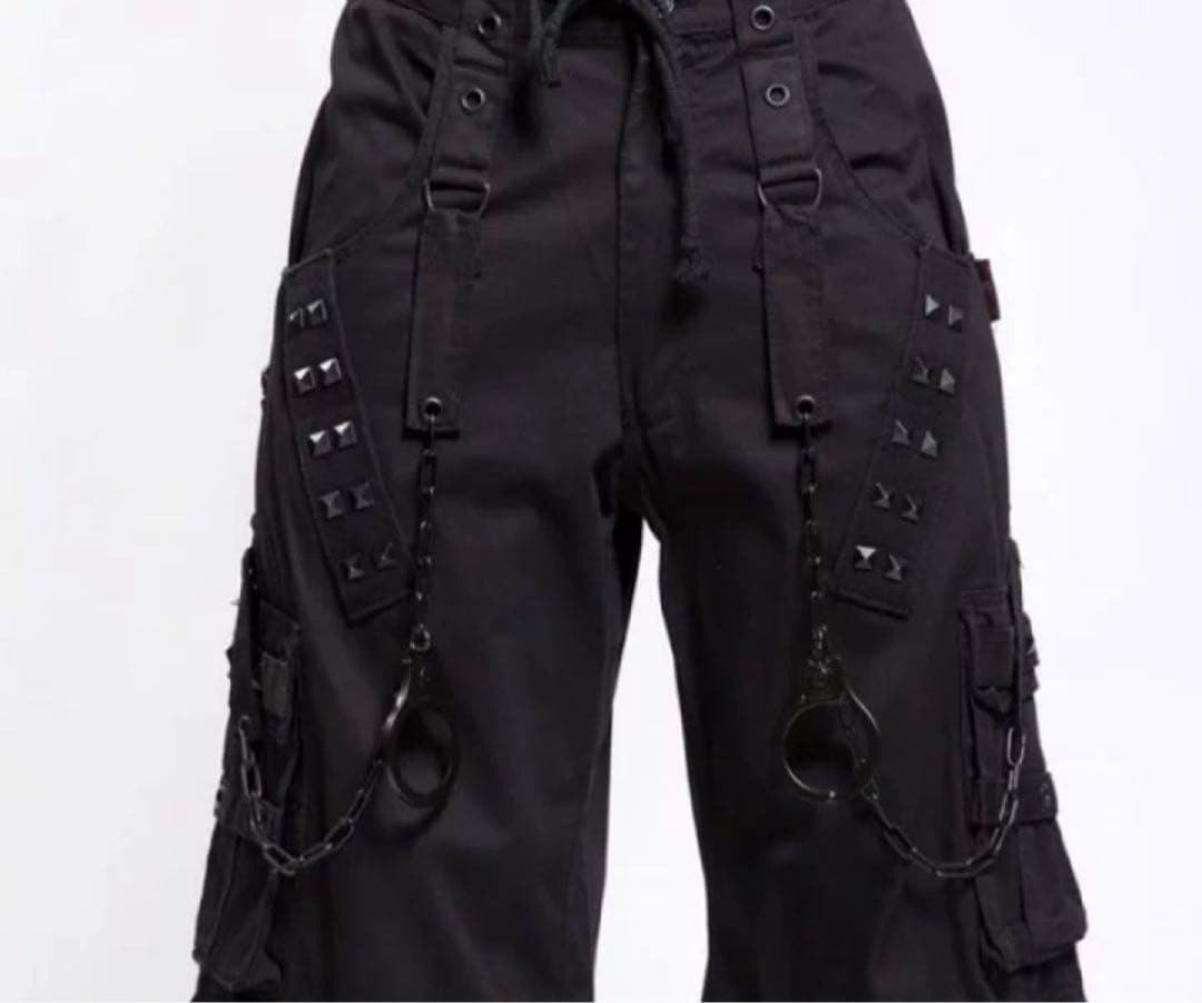 TRIPP nyc トリップ ワイドパンツ ブラック 手錠 チェーン パンク 黒
