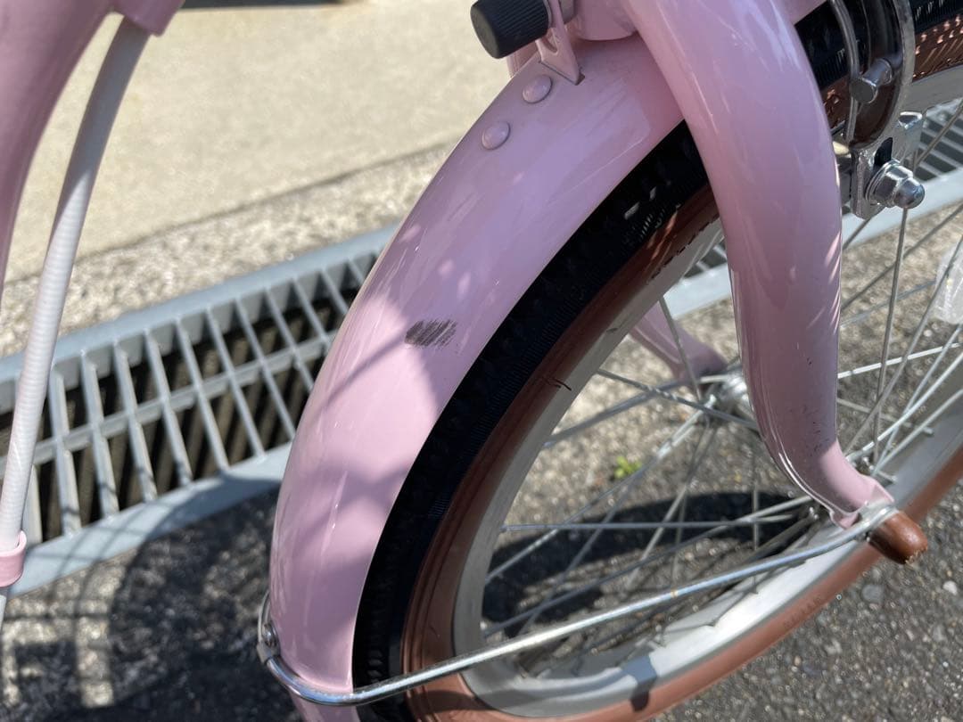 【引き取り限定】18インチ子供用自転車 ピンク
