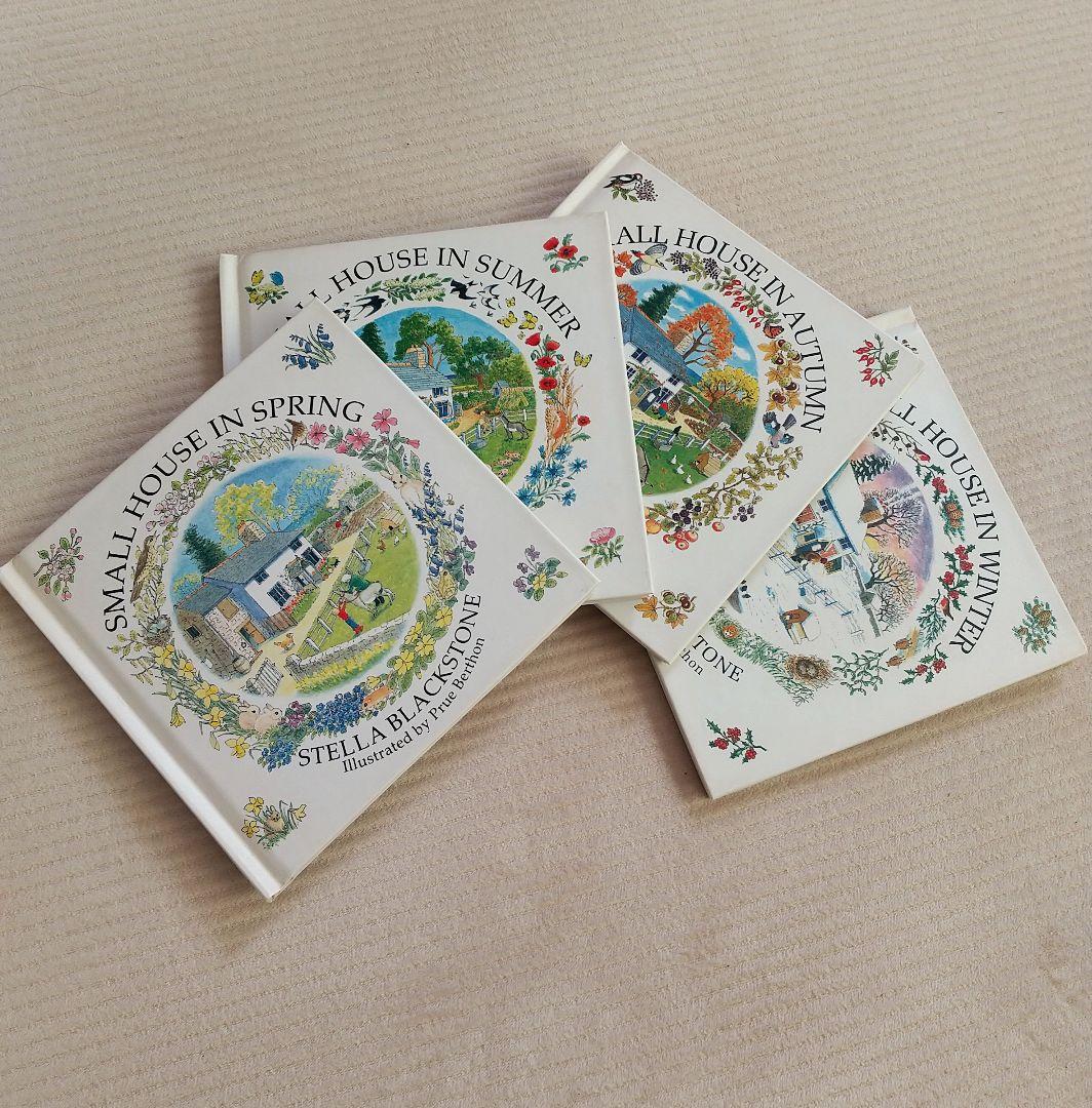 英国絵本　小さな家　春夏秋冬 prue berthon
