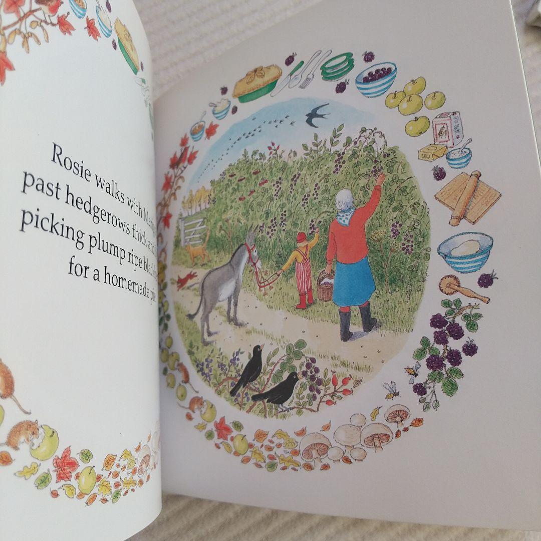 英国絵本　小さな家　春夏秋冬 prue berthon