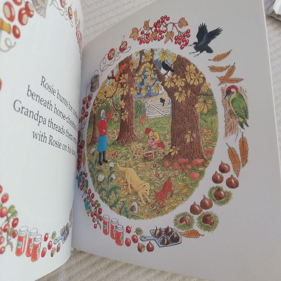 英国絵本　小さな家　春夏秋冬 prue berthon