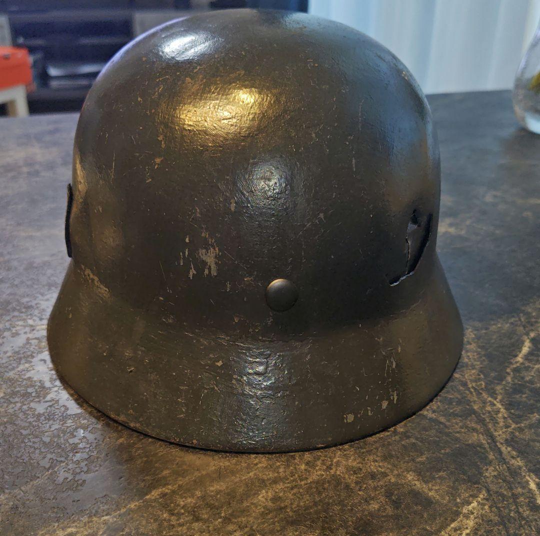 旧ドイツ軍　ヘルメット (シュタールヘルム M42) 実物？ナチヘル