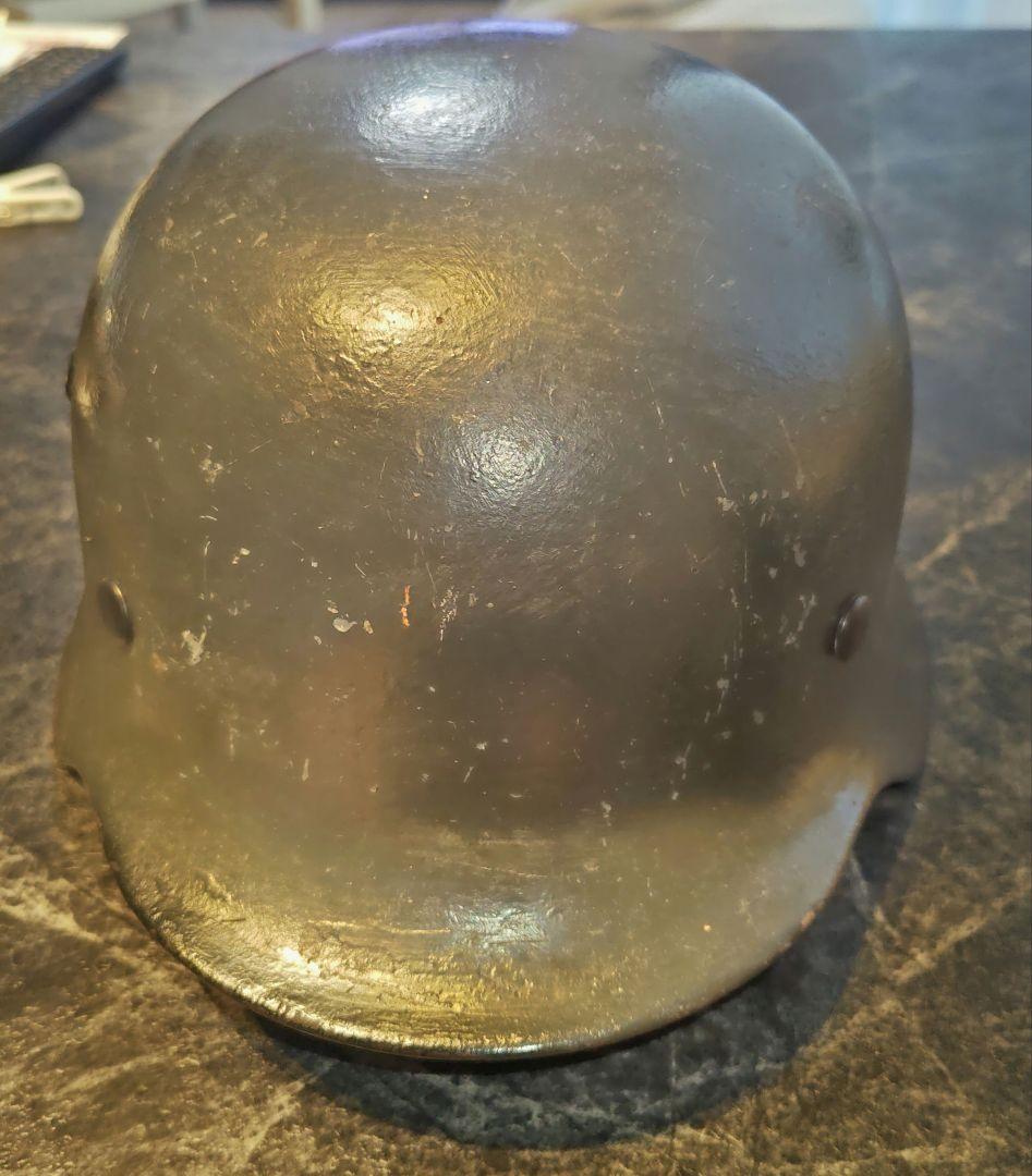 旧ドイツ軍　ヘルメット (シュタールヘルム M42) 実物？ナチヘル