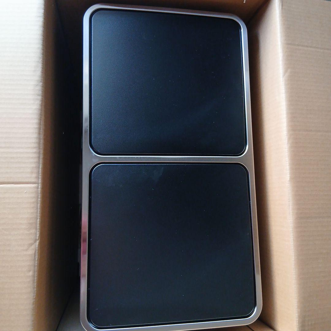 訳ありゴミ箱 ダストボックス 2分別ペダル式 2x30L ステンレス