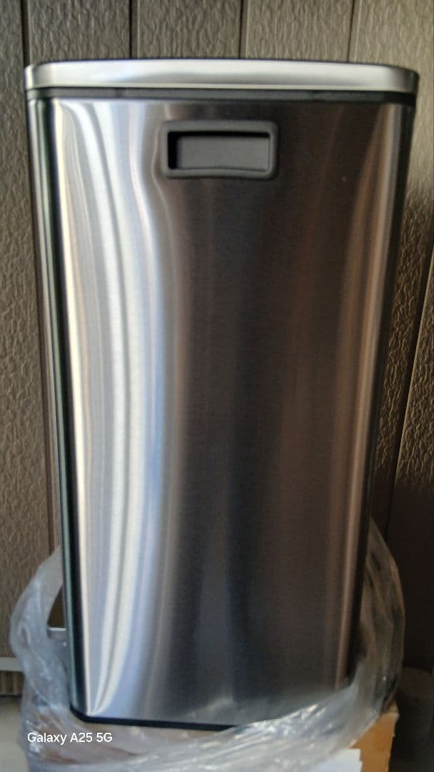 訳ありゴミ箱 ダストボックス 2分別ペダル式 2x30L ステンレス