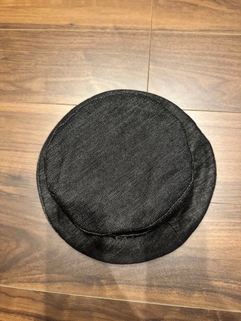 CHANEL ブラック バケットハット Mサイズ