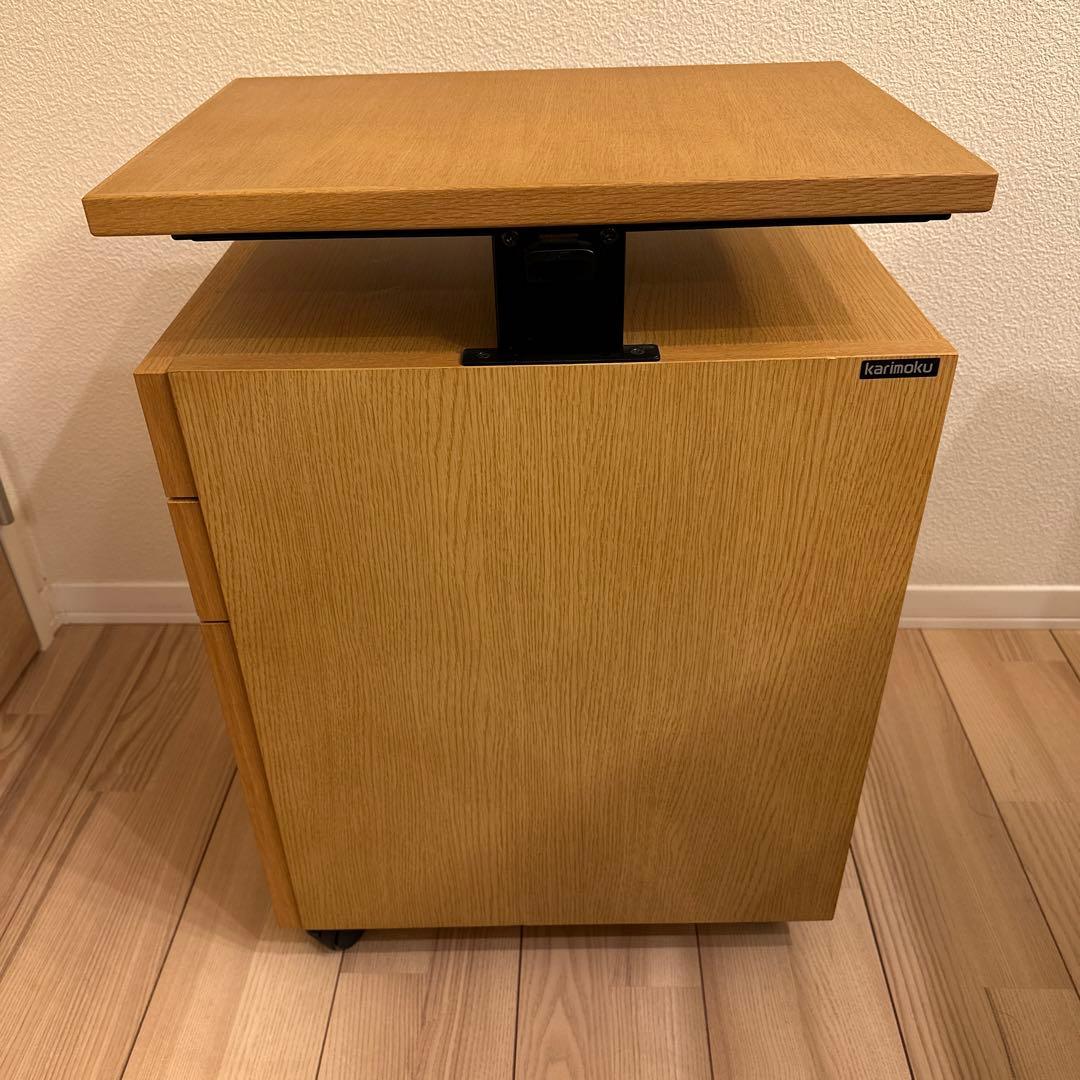 カリモク　デスクワゴン　キャビネット