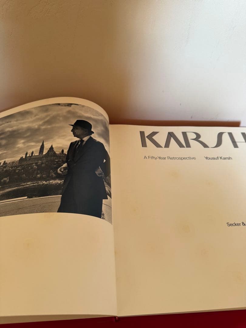 YOUSUF KARSH 写真集　KARSH 世界の巨匠　写真家　美術　古本