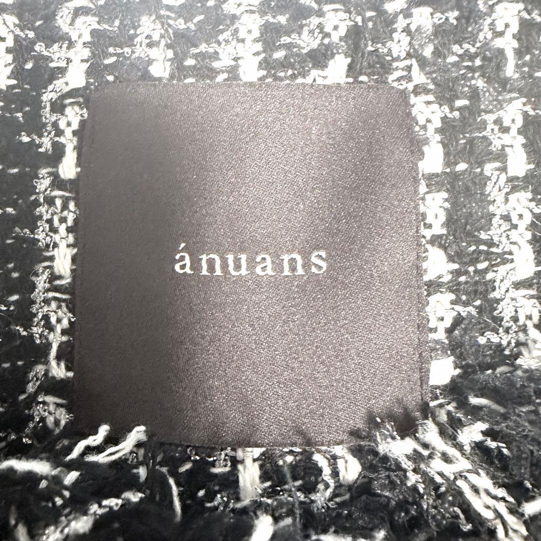 【未使用】2024✨️完売品 アニュアンス ツイード ケープ ジャケット お洒落