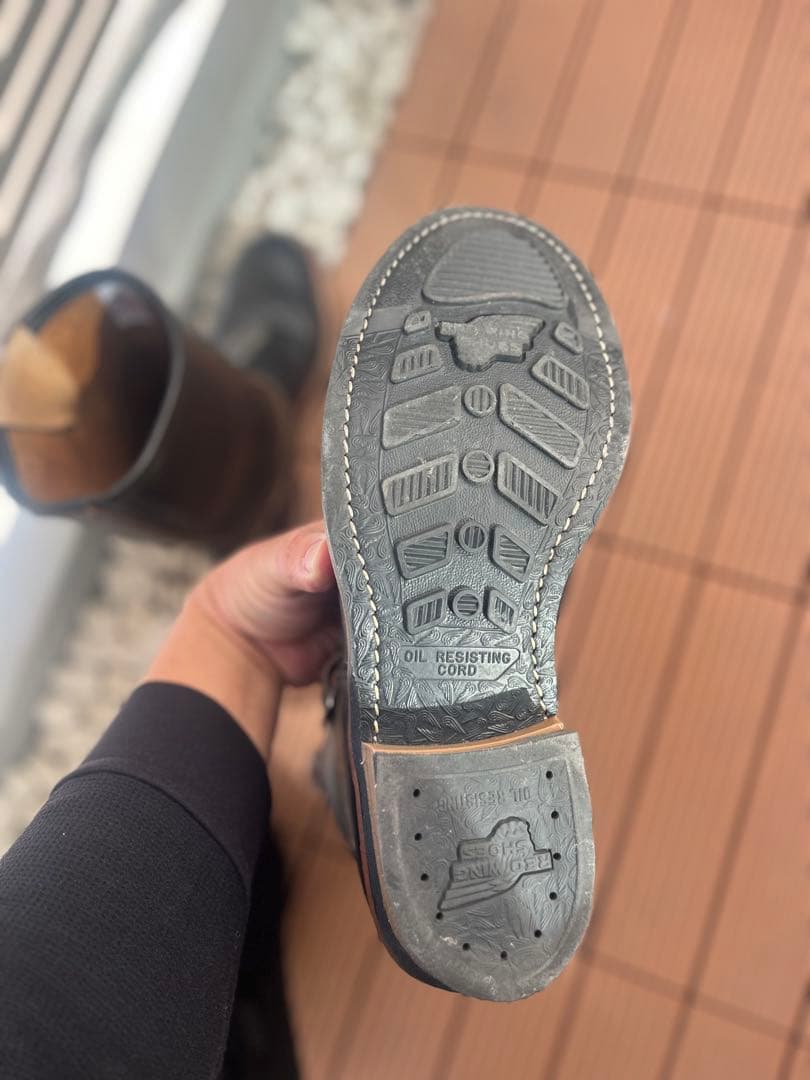 RED WING エンジニアブーツ ブラック　9268