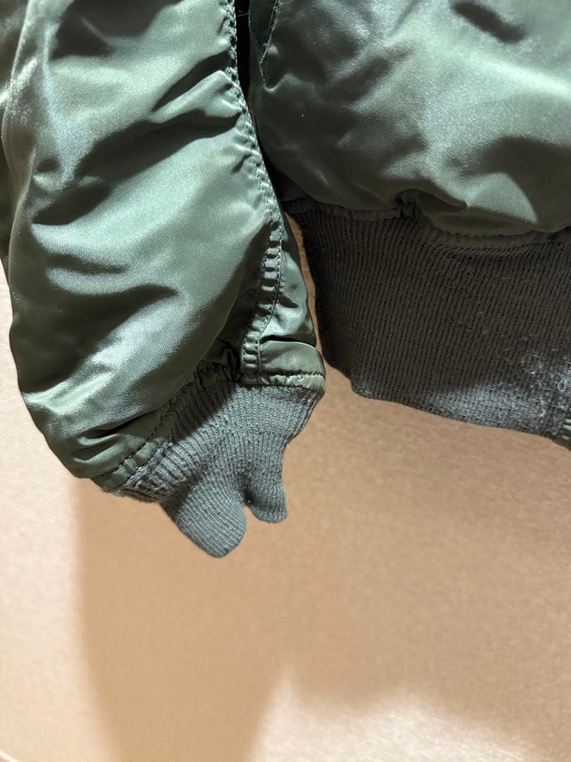 90s〜00s ALHPA MA-1 フライトジャケット　短丈