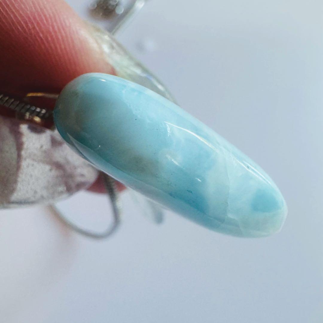 ♡大きめハートラリマー♡ネックレス