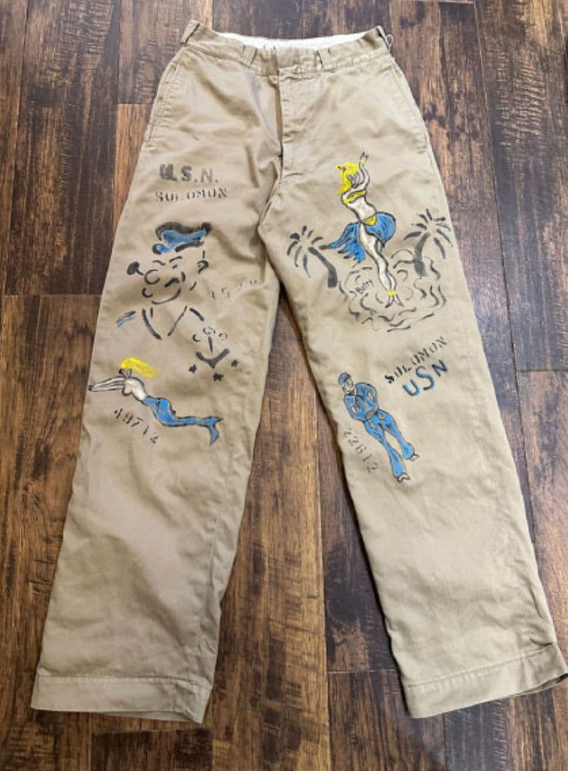 SHANANA MIL 60’s Vintage Hand Painted