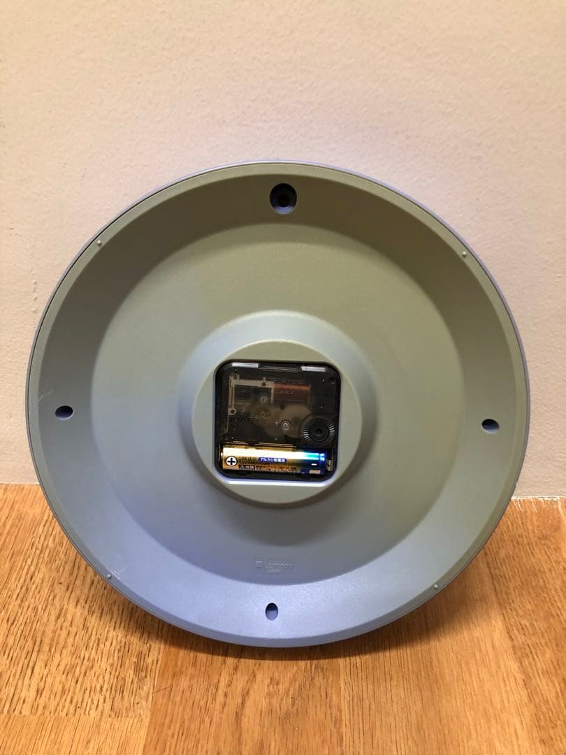 [希少] Lemnos レムノス ポストモダン 掛け時計 佐藤まどか 紫 日本製