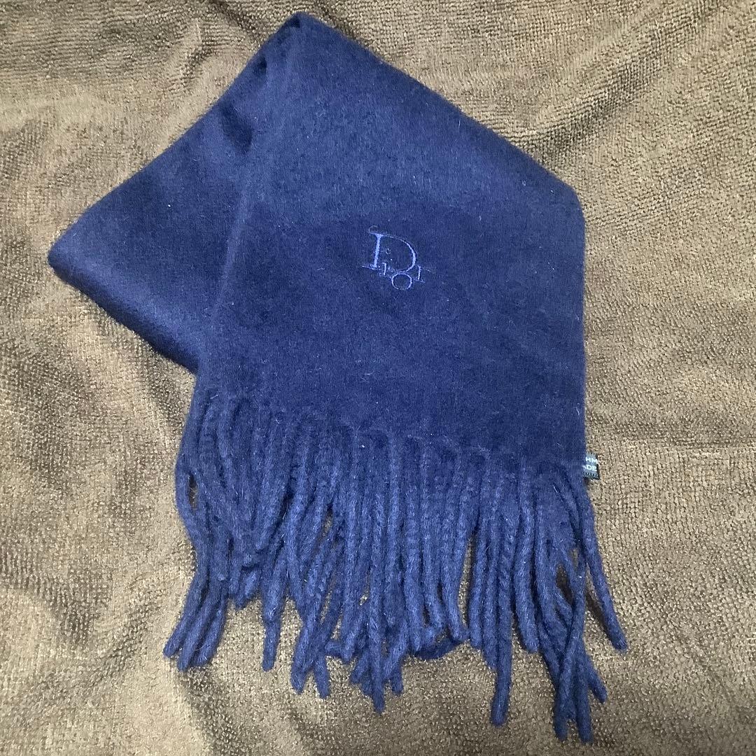 新品未使用　クリスチャン・ディオール　イタリア製　カシミヤ100% マフラー