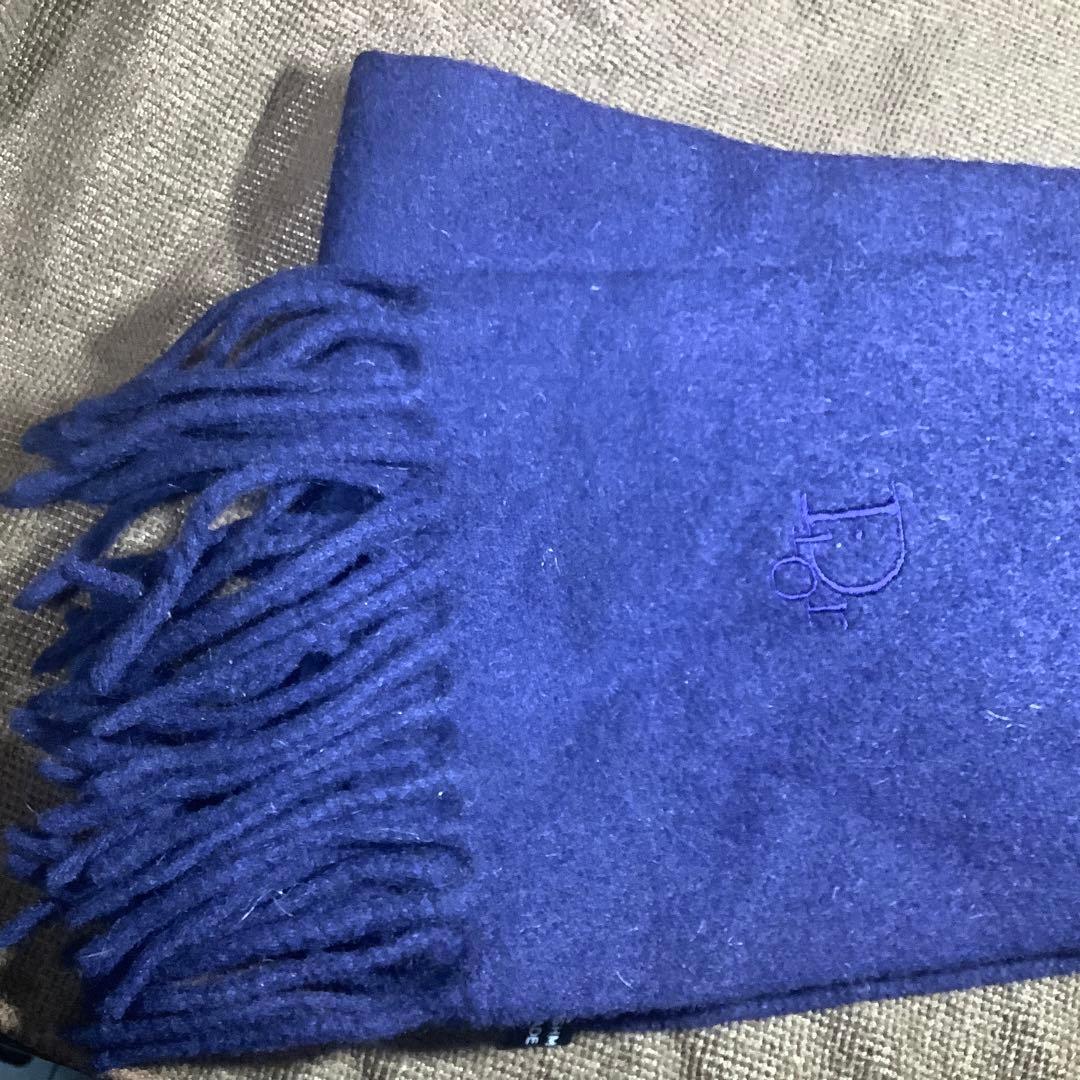 新品未使用　クリスチャン・ディオール　イタリア製　カシミヤ100% マフラー