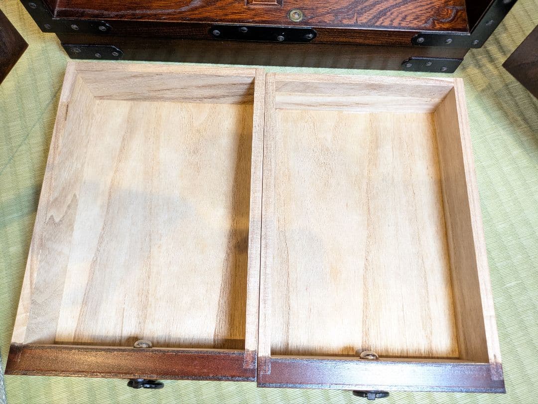 和箪笥 小箪笥 鉄金具 チェスト 整理タンス アンティーク