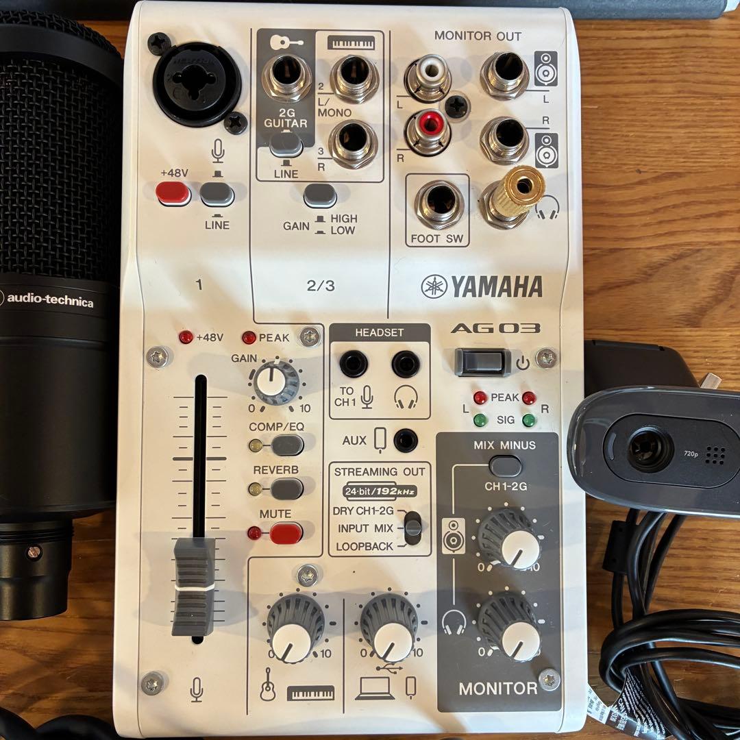 AG03mark2 AT2020 webカメラ 各種ケーブル付き セット