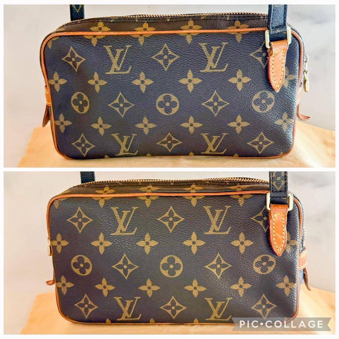 【極美品】ルイヴィトン マルリーバンドリエール モノグラム ショルダーバッグ