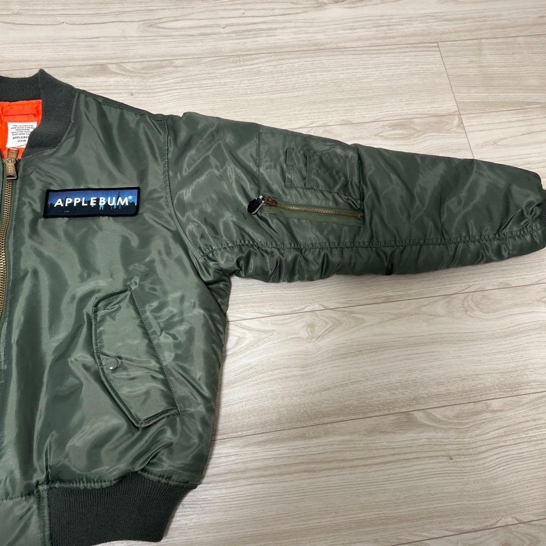 【極上】APPLEBUM MA-1 フライトジャケット オリーブ