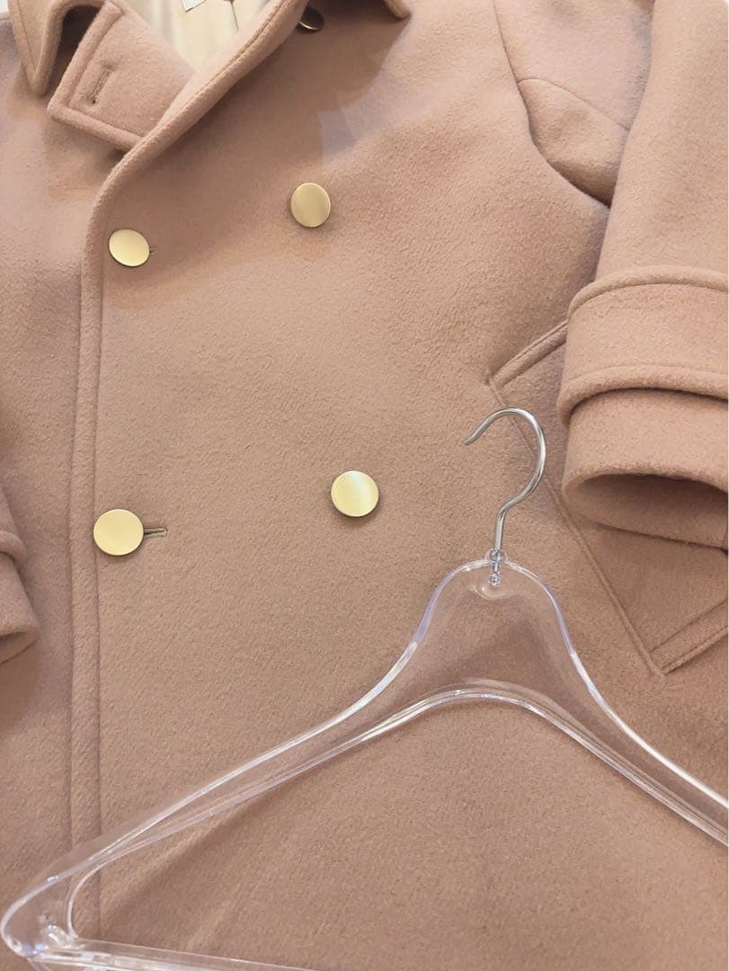 JUSGLITTY スタンダードPコート　キャメル　1 ハンガーおまけ♡