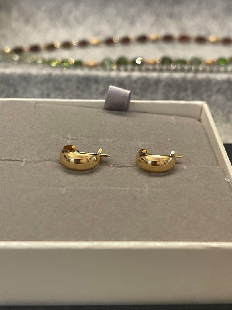 ジュエリーツツミ K18イエローゴールドピアス TSUTSUMI