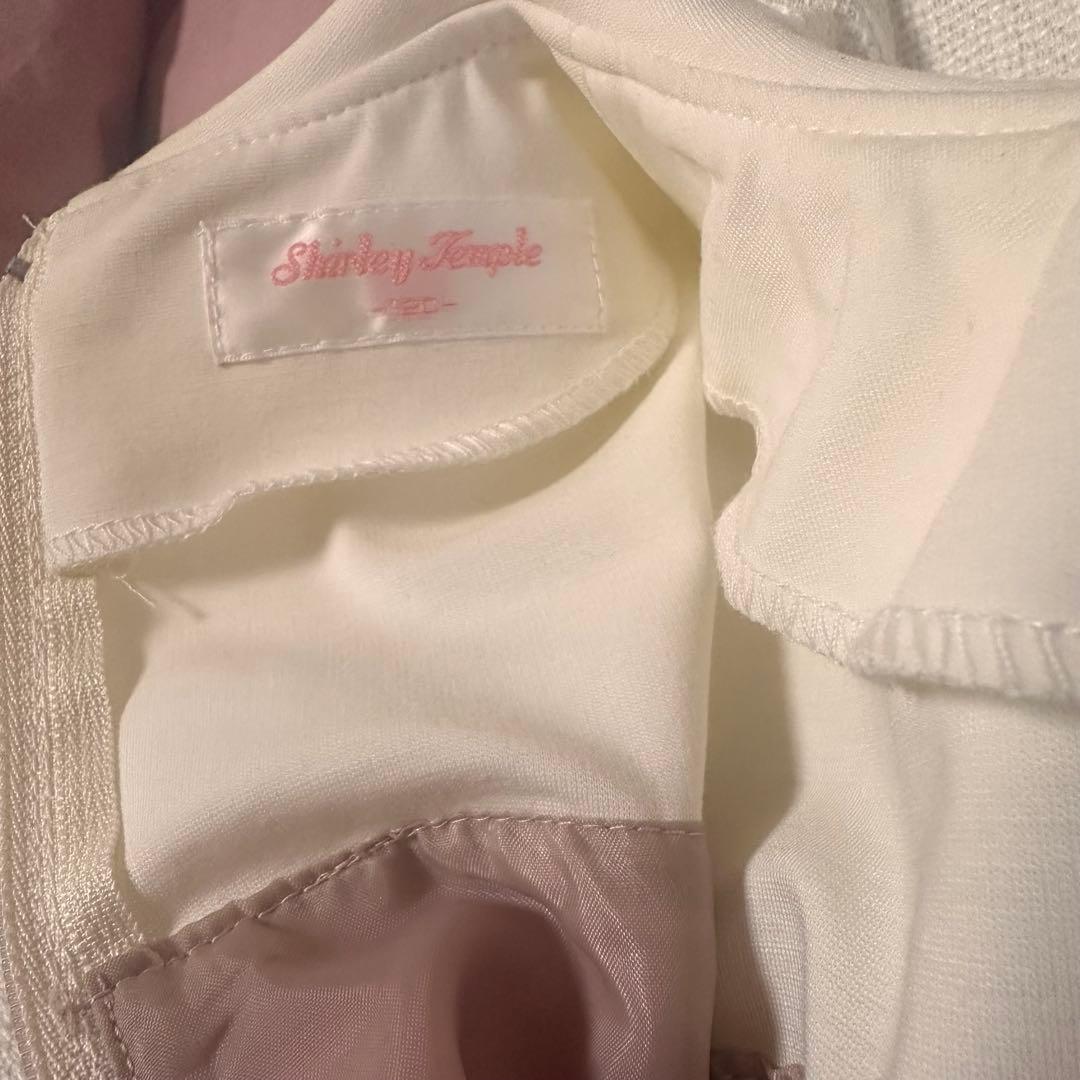 シャーリーテンプル♥︎リボン襟付きワンピースとジャケットセット　120cm