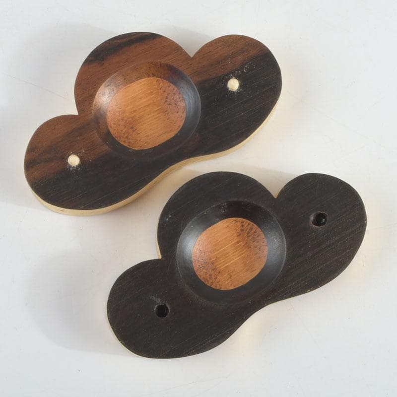 marimo　茶道具　雅象作　古竹内黒柿金塗　松竹香合　共箱　V　9490