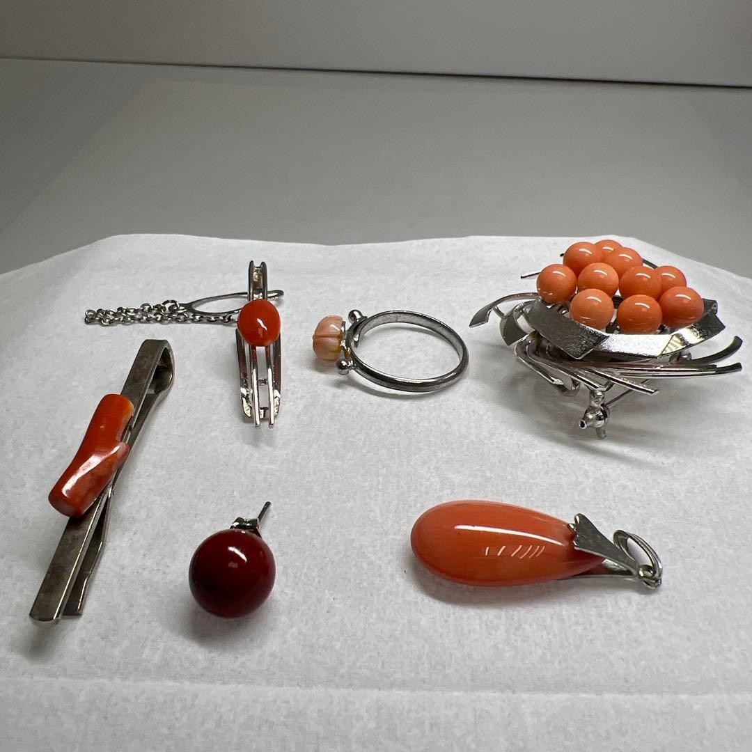 本珊瑚　アクセサリー　90g 東K7-1208☆2F