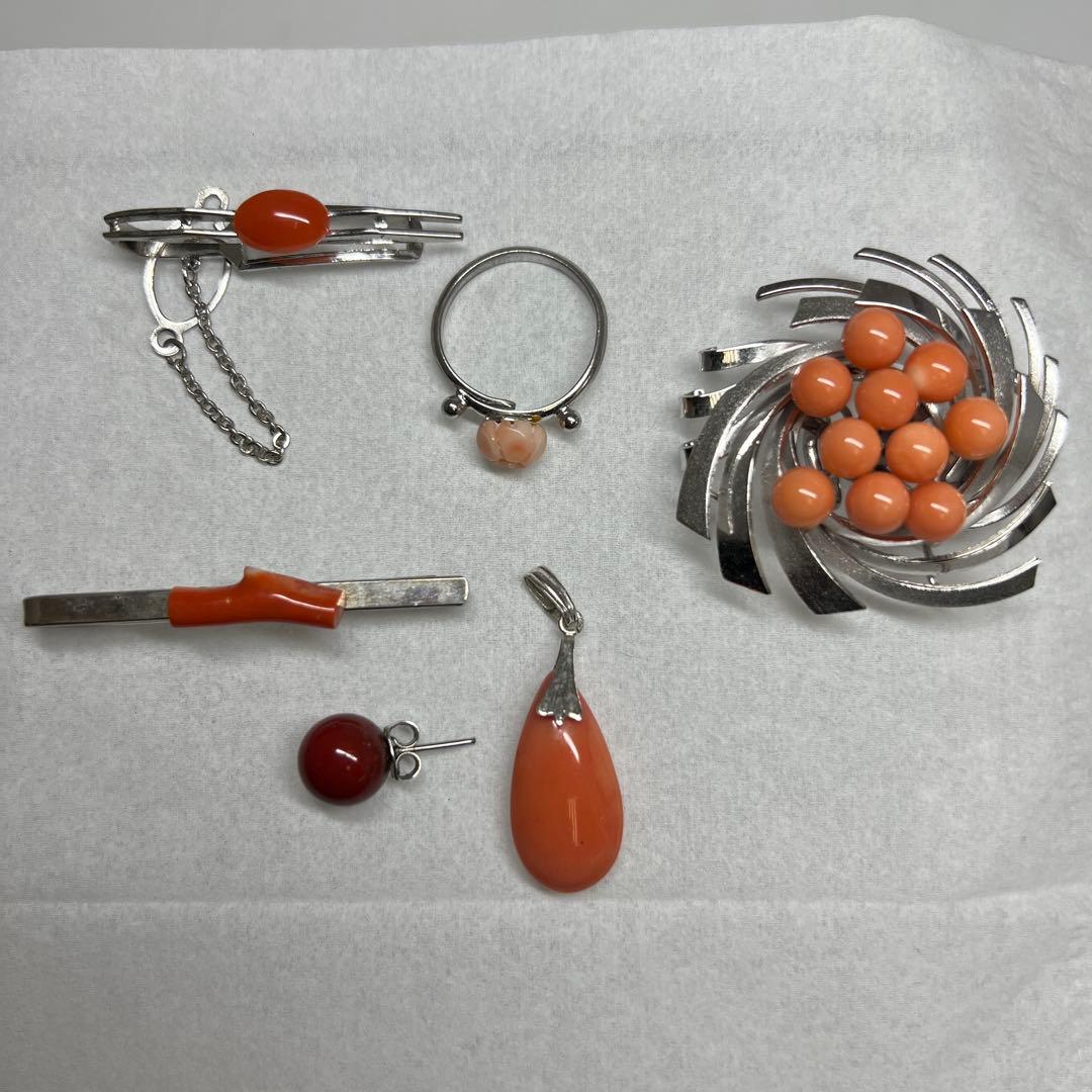 本珊瑚　アクセサリー　90g 東K7-1208☆2F