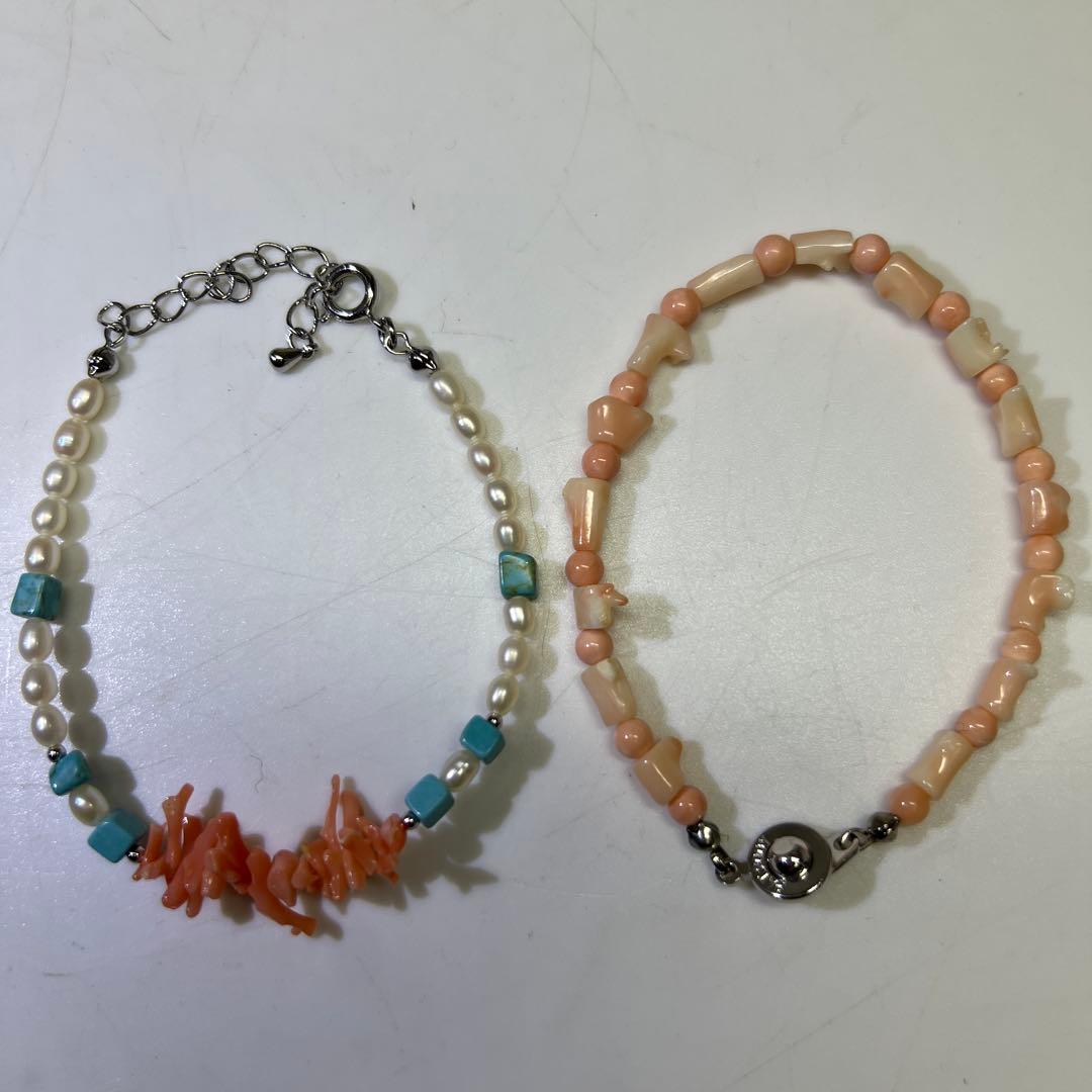 本珊瑚　アクセサリー　90g 東K7-1208☆2F