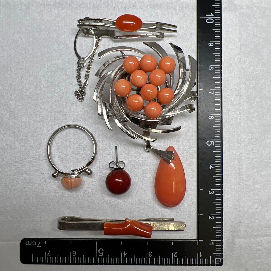 本珊瑚　アクセサリー　90g 東K7-1208☆2F