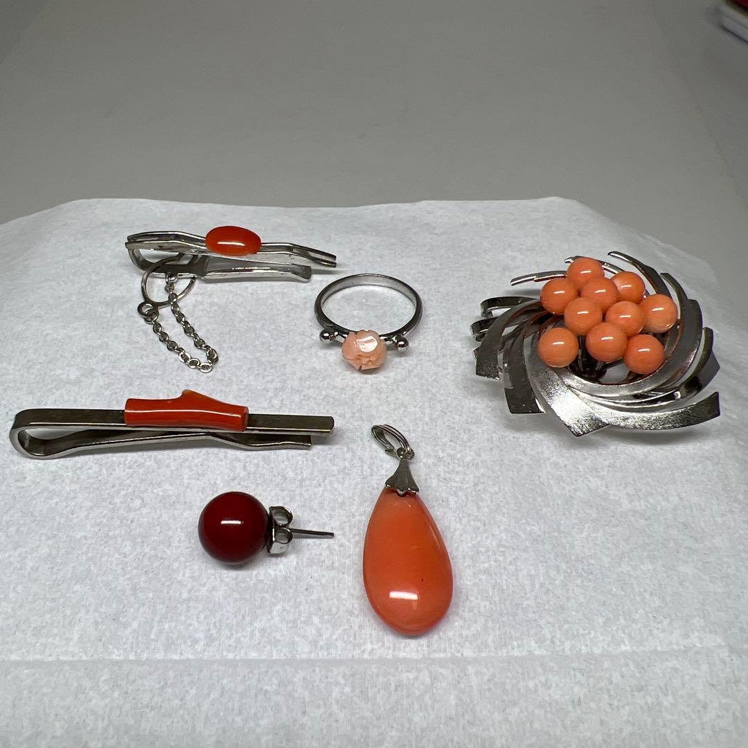 本珊瑚　アクセサリー　90g 東K7-1208☆2F