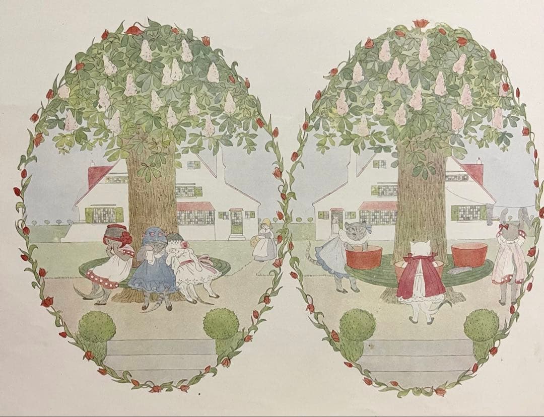 No403 希少 アンティーク洋書 古書 ルメール 絵本 児童書 オランダ 童謡