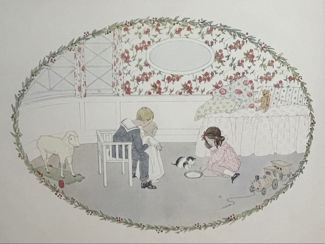 No403 希少 アンティーク洋書 古書 ルメール 絵本 児童書 オランダ 童謡