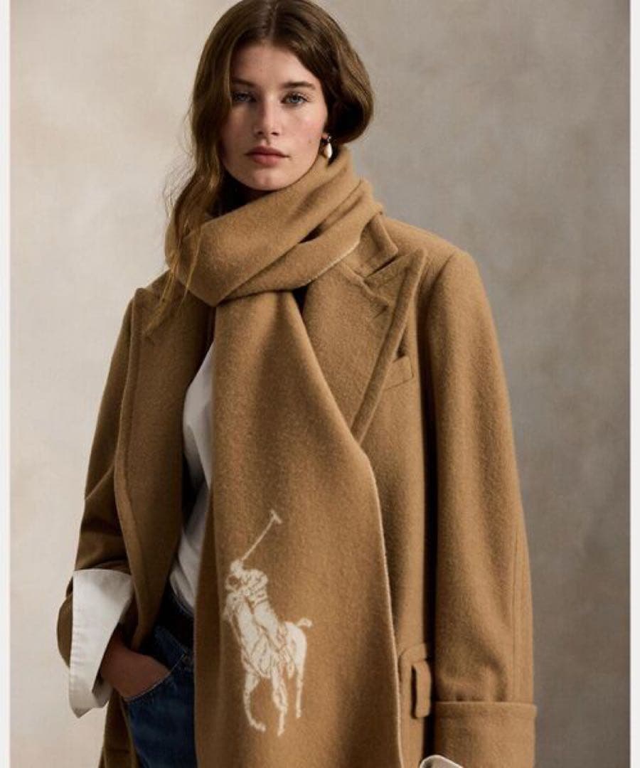 Polo by Ralph Lauren ベージュマフラー