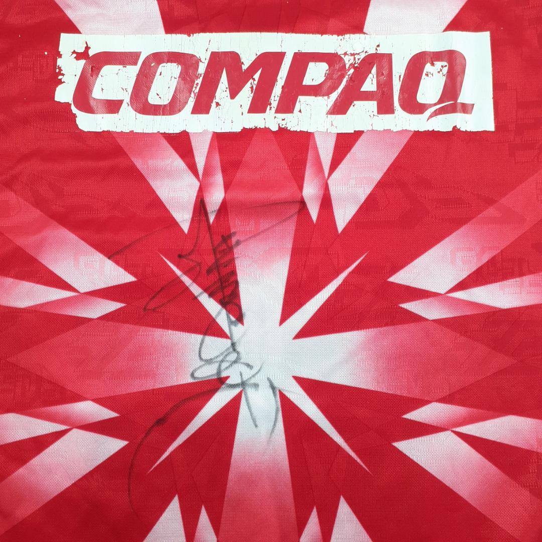 希少サイン入り◎浦和レッズ ミズノ 応援用ユニフォーム 95～96シーズン 赤