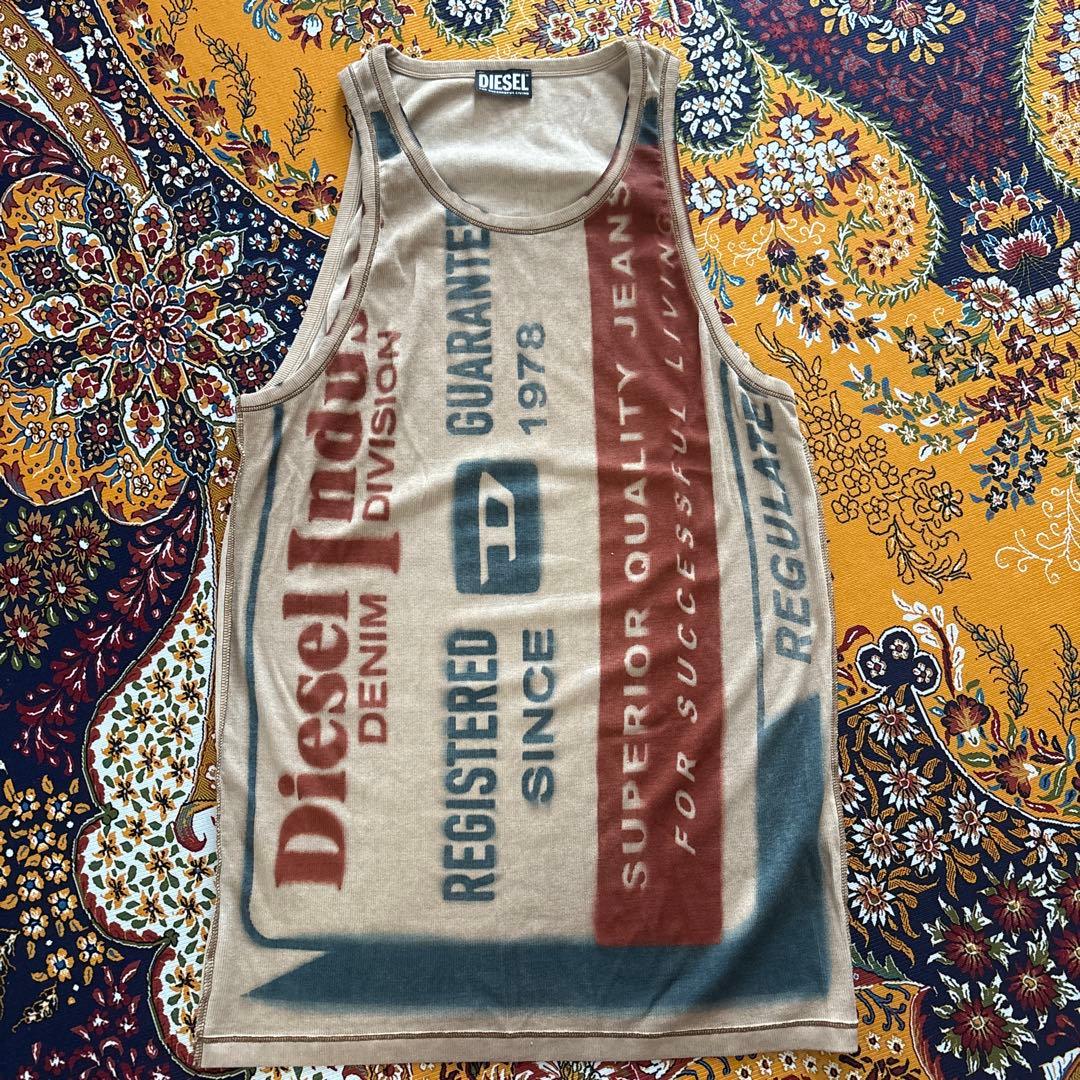 Diesel タンクトップ ベージュ