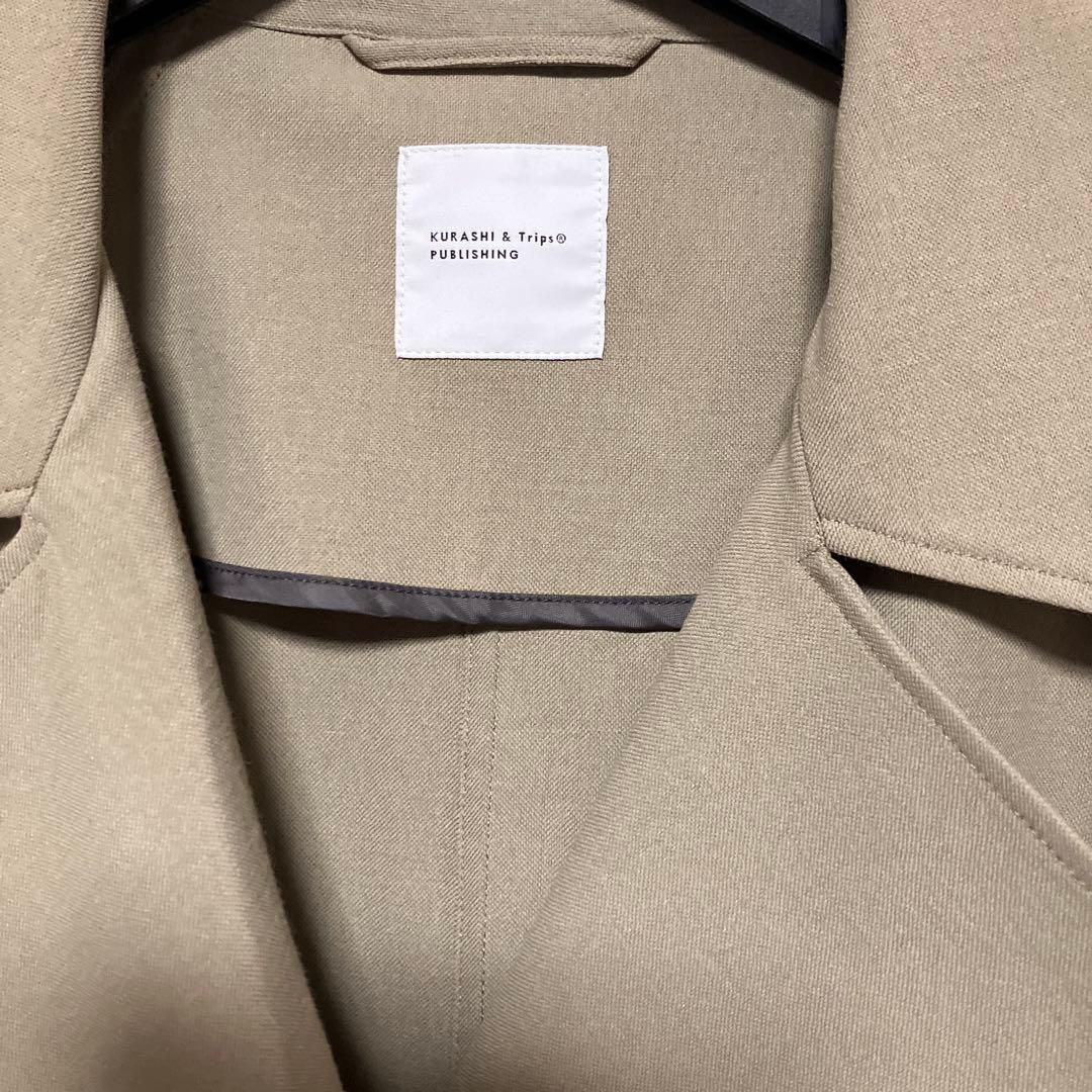 【未使用】香奈子さんとつくった着回し頼れるコート/ライトカーキ