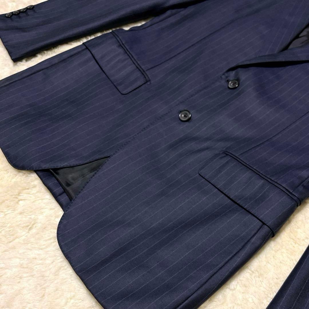 人気　五大陸　スーツ　セットアップ　ドーメル　光沢